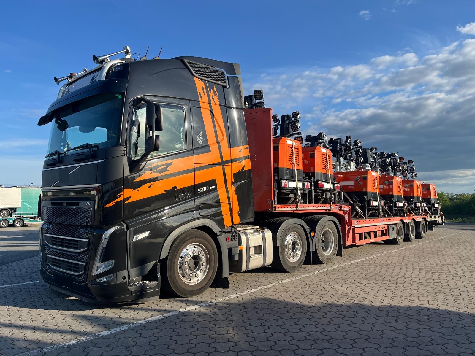 JAD LKW Orange JAD LKW Leistungssteigerung